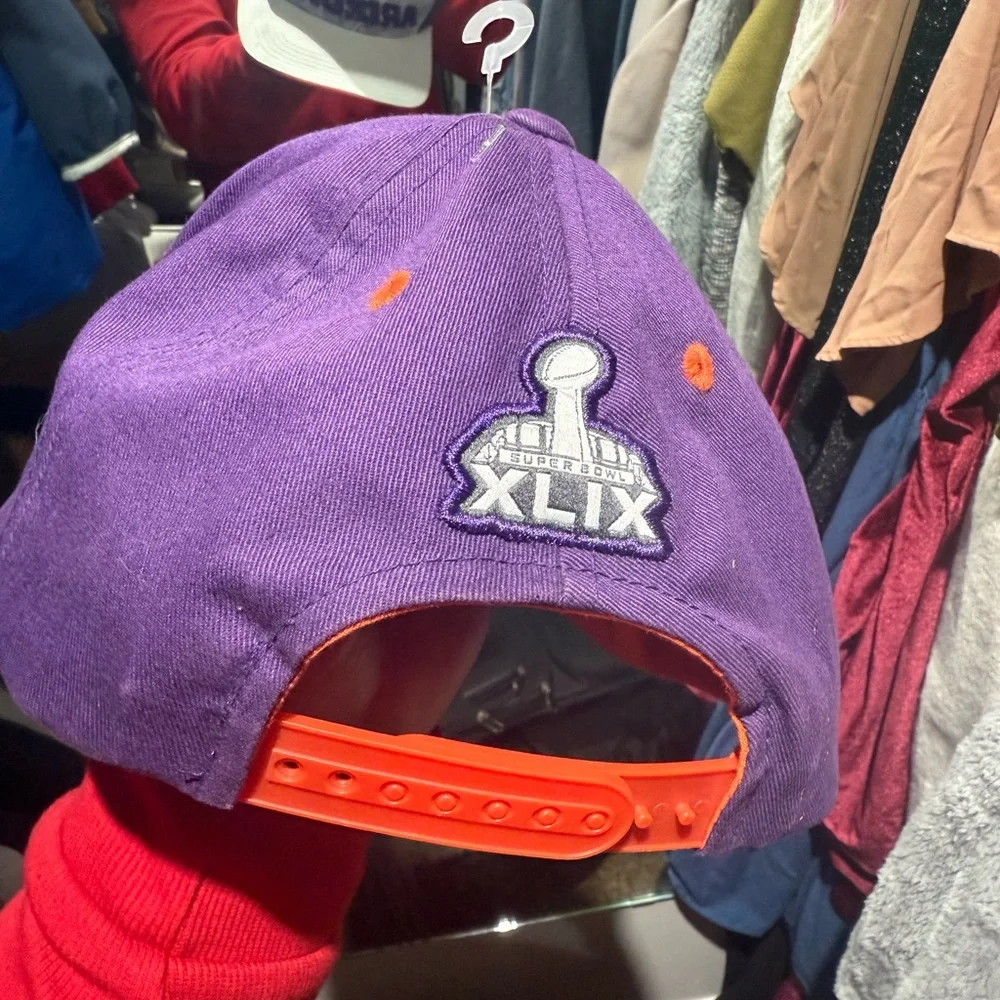 New Era Super Bowl XLIX Cap - Purple and White